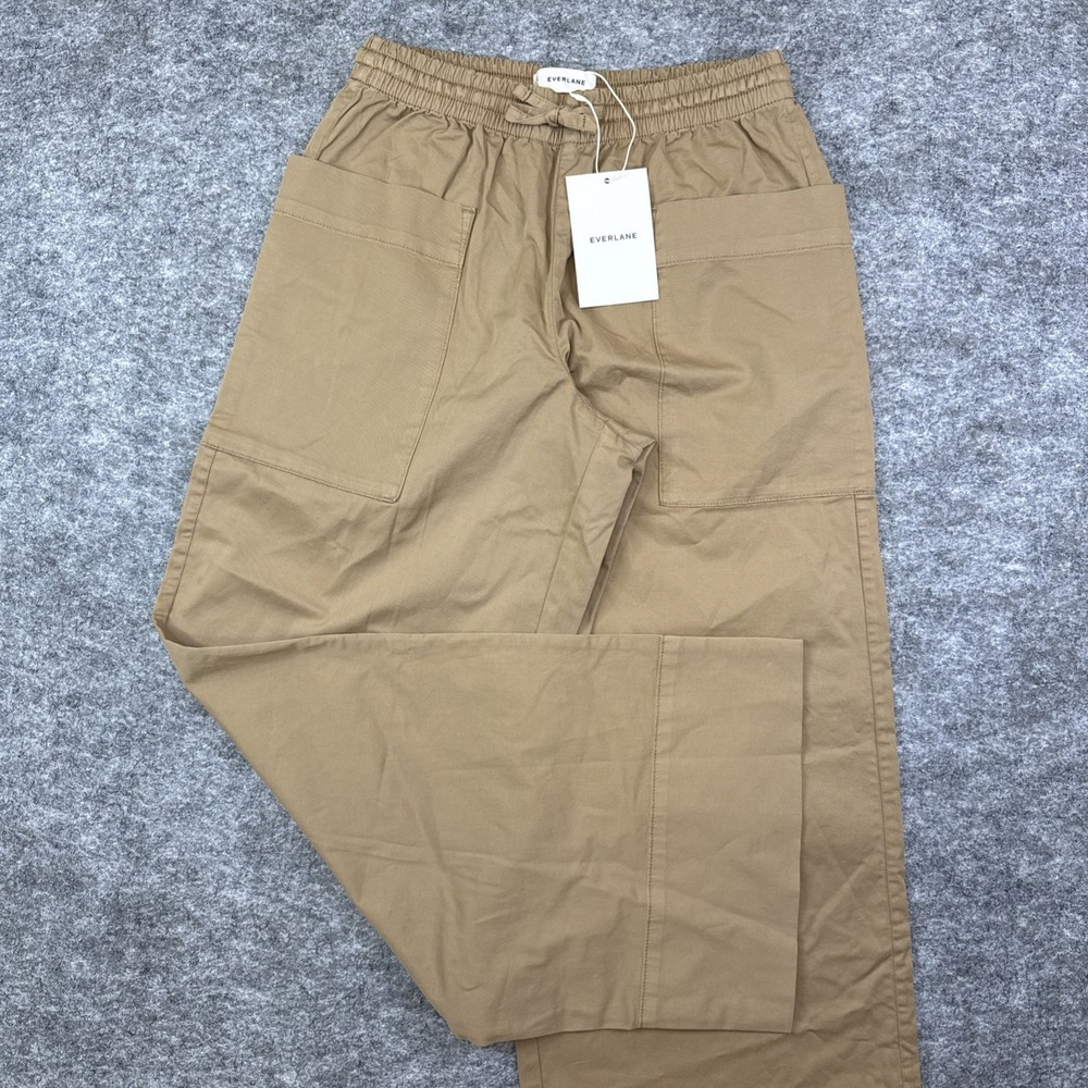 Everlane Easy Cargo pant‎ women's XXS tigers eye organic cotton stretch $148 NEW